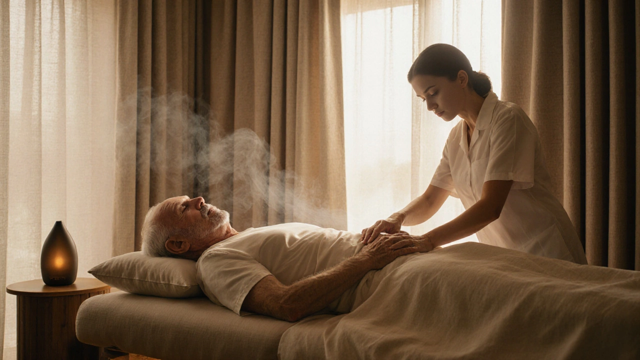 Lingam masáž pro starší muže: Co očekávat a jak přizpůsobit dotek